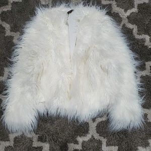 NWT  baciano faux fur jacket